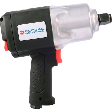 GLOBAL INDUSTRIAL Composite 3/4 Drive Air Impact Wrench, 1300 Max Torque 133708